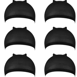 abs 6 Net Wig Cap Nylon Stretch Breathable Unisex Liner Net Mesh Hair Accessory Set-picture-14