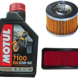 motul 7100 4T20W-50 1.25L, Oil And Air filter for FZ 250 CC Full-Synthetic Engine Oil-picture-17