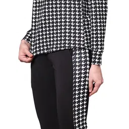 dtr fashion Houndstooth Women Track Suit image 3