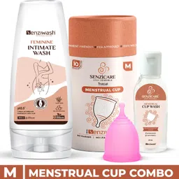 senzicare Medium Reusable Menstrual Cup image 1