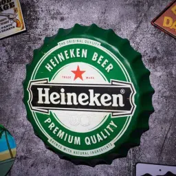 Green Metal Heineken Premium Beer Wall Decor-image-85