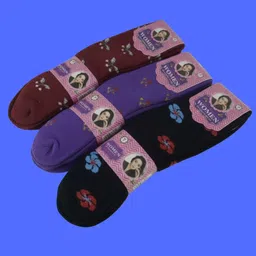 naosucura Women Self Design Mid-Calf/Crew-picture-23