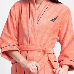 nautica Blue 100% Cotton XL Solid King Size Bedsheet With 2 Pillow Covers image 5