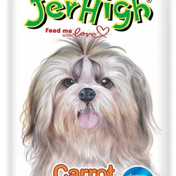 jerhigh Carrot, Real Chicken Meat Carrot Dog Treat-picture-25
