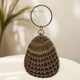 troveo Party Maroon Clutch-picture-19