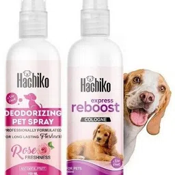 hachiko (Combo of 2) Dog Deodorizing Body Spray + Reboost Body Spray For All Dog & Cat Natural Cologne-picture-15