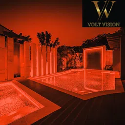 volt vision 1200 LEDs 5 m Orange Steady Strip Rice Lights image 5