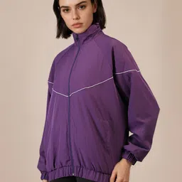 CHKOKKO Women Windcheater Colorblock Women Wind Cheater-image-91