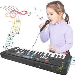 little bloom Kids Piano Keyboard,Piano for Kids with Microphone Portable Electronic Keyboard image 2