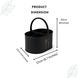 hikon Home Ikon Cutlery Holder Steel Cutlery Set image 3