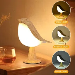 pathu creation Cute Bird Night Light for Kids Silicone Night Lamp to Decor Room Night Lamp image 2