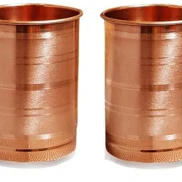 pinnu 1000 ml Copper Water Jug with 2 Glass Joint Free Leak Proof Jug Glass Set image 2