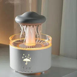 Inditradition Plastic Jellyfish Shape Rotating Essential Oil Diffuser Humidifier Multi-Colour Home & office Diffuser image 2