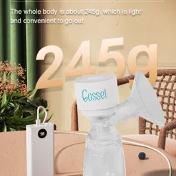cosset Portable Breast Pump with 3 mode and 9 level,BPA Free,Rechareable- Electric image 2