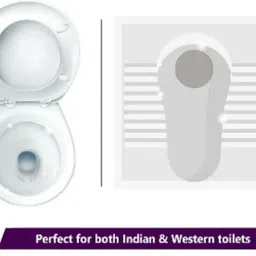 rbgiit Pan WC Brush for Toilets | Long Handle Bathroom Cleaner for India image 2