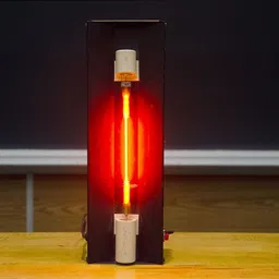 satmed Spectrum Tube (Helium) for Physics Lab Spectrum Analyzer image 1