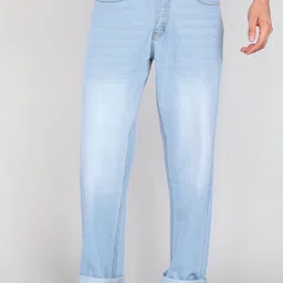 roadster Men Straight Fit Mid Rise Light Blue Jeans-picture-15