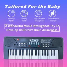 divyan mart Piano for Kids with Microphone Electronic Keyboards for Beginners Musical Toys image 5
