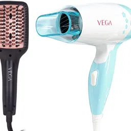 VEGA X-Look Paddle Hair Straightening Brush With Ionic Technology (VHSB-02), Black & Insta Glam 1000 Hair Dryer VHDH-20N Hair Dryer Personal Care Appliance Combo-picture-15