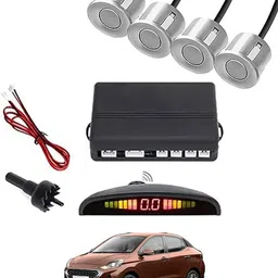 peeps store Universal 4 Silver Reverse Parking Sensor-AP25A547 Universal 4 Silver Reverse Parking Sensor-AP25A547 Parking Sensor image 1