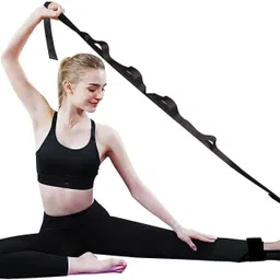 race Yoga Belt for Women & Men, 5 Loops Yoga Band for Stretching Nylon Yoga Strap-picture-14