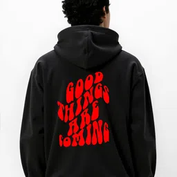 Men Full Sleeve Printed Hooded Sweatshirt-image-5