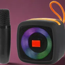 Ziddjeet X271 (PORTABLE BLUETOOTH SPEAKER) Dynamic Thunder Sound Wireless Mic RGB Light 5 W Bluetooth Speaker-picture-26