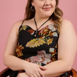 dressberry Women A-line Black Maxi/Full Length Dress image 4