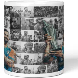 printwala Virat Kohli Coffee with Print Captain Kohlis (NMG48) Ceramic Coffee Mug image 2