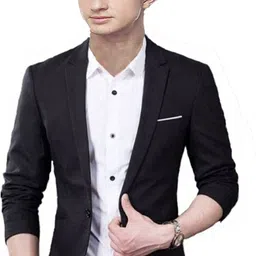 darbar in Men Solid Single Breasted Casual, Formal, Party, Festive & Wedding Blazer-picture-27