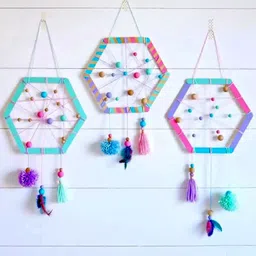 rjv global Premium Quality Wooden Ice Cream Popsicle Colored Sticks for Art & Craft 200 Pcs image 5