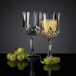 libra (Pack of 6) Heavy Base Drinking Glasses 230ml Glass Set Pack of (6 pcs) T-542 Glass Set Wine Glass image 5