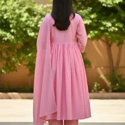 bunkariya Embroidered Women Pink Swimsuit image 2