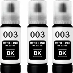 Gedi 003 Black Refill Ink for L3110,L3150,L3250,L3252,L3115,L3116 Printer 3PC Black Ink Bottle-image-49