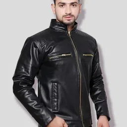 lapataclub Men Solid Biker/Riding Jacket image 3