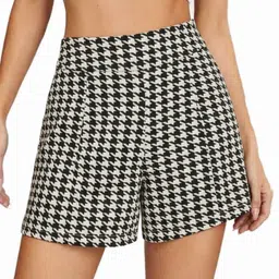 stycent Solid Women Black High Waist Shorts, Casual Shorts-picture-40