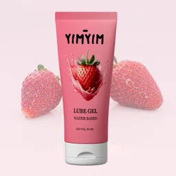 yim yim Strawberry Kissable Gel – Sweet Scented Intimate Lube for Couples Fun Lubricant-picture-11