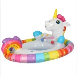 hornflow Inflatable See Me Sit Pool Ride(IND*55993), Multi Color Inflatable Swimming Safety Tube image 1