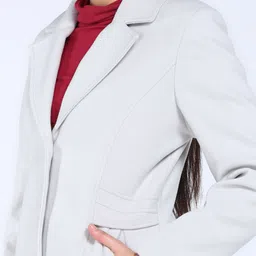 breil by fort collins Tweed Solid Coat For Women image 5