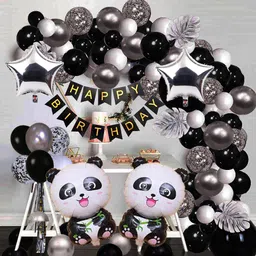 panda theme birthday party combo set-image-30