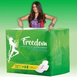 shyama Freedom Regular Sanitary Pad 245mm (15Pads) Sanitary Pad-picture-11