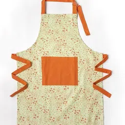 Cotton Home Use Apron - Free Size-image-1