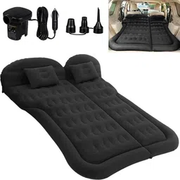 allextreme Air Mattress Portable & Multifunctional Car Bed with 2inflatable Cushion Pillows Quick Inflation Design Ideal for Sleeping & Camping Car Inflatable Bed-picture-11