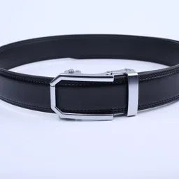 musomoda Men Formal Black Synthetic Belt image 4