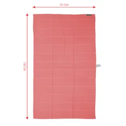 doctor towels Red Aloevera Double Cloth Striped 300 GSM Bath Towel with Gift Box image 5