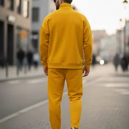 mack jonney Solid Men Track Suit image 3