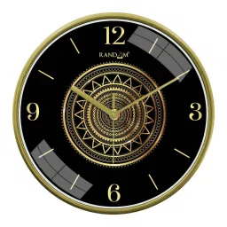 random 12 Inches Black Round Wall Clock image 4