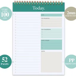 ttwone To Do List Notepad - Daily Planner Notepad Undated Multicolor B5 Note Pad Ruled 60 Pages image 4