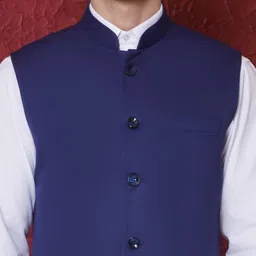 favoroski Solid Men Waistcoat image 5