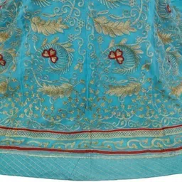 shree ambey trading Embroidered Semi Stitched Rajasthani Poshak image 3